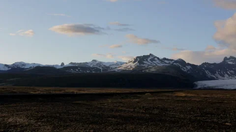 Skaftafell panorama Stock Footage 39149097