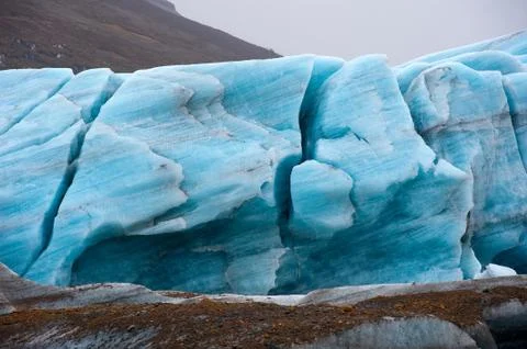Skaftafellsjokull glacier Stock Photos