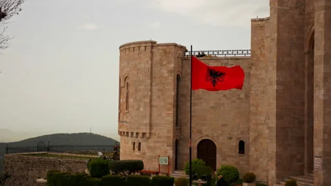 Skanderbeg "Kruja" Museum Stock Footage 235210400