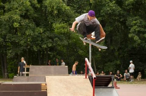 Skate competition Stock Photos
