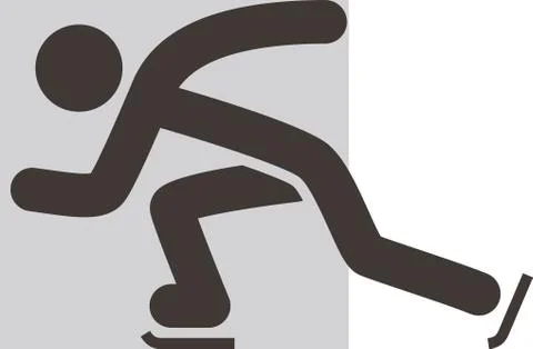 Skate icon Stock Illustration