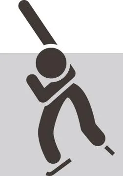 Skate icon Stock Illustration