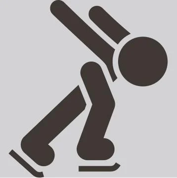 Skate icon Stock Illustration