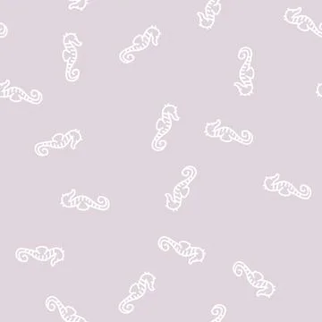 Skate ocean line seamless pattern Stockillustratie
