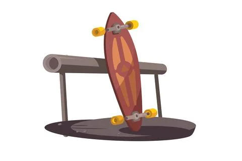Skate for outdoor fun Stock Illustration