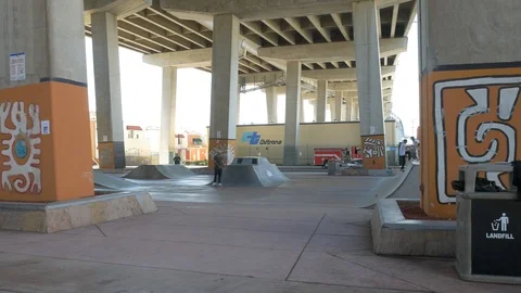 Skate Park Stockbeeldmateriaal 123452845