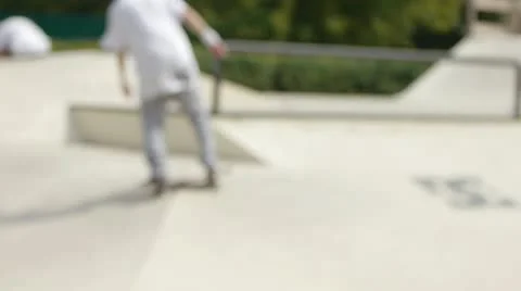 Skate park sequence Stock Footage 18177707