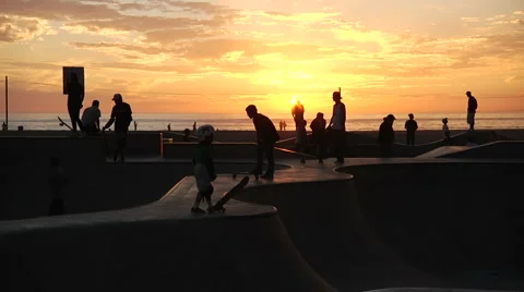 Skate park6 60fps Video stock 1092141