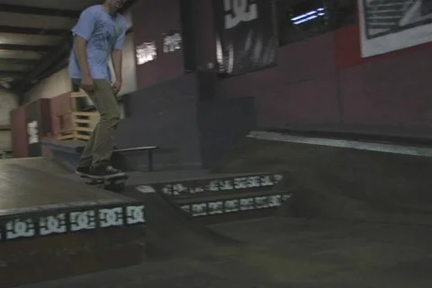 Skateboard 360 transfer Video stock 822489