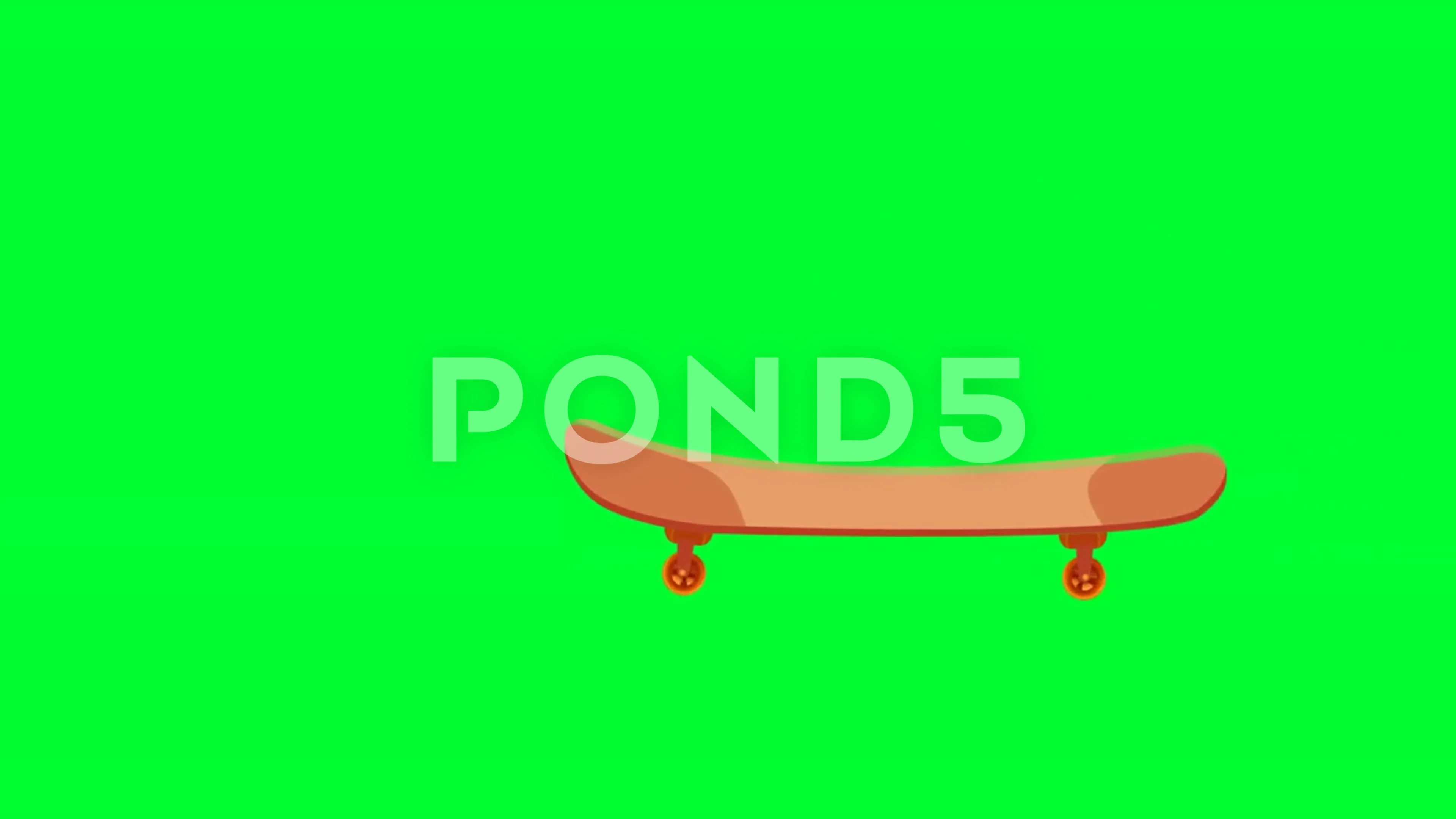 Skateboard animation screen. 2d... | Stock Video | Pond5