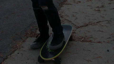 Skateboard away Stock Footage 102825347