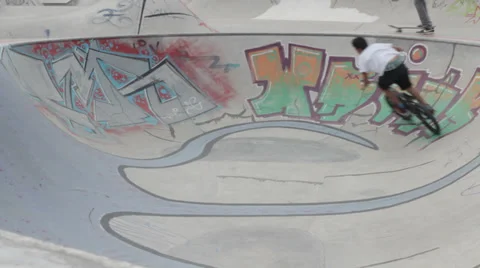 Skateboard BMX 04 Stock Footage 27286549