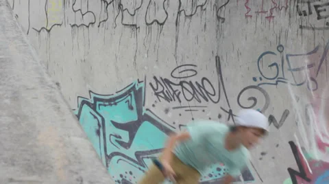 Skateboard BMX 09 Stock Footage 27291870
