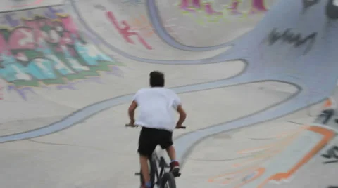 Skateboard BMX 12 Stock Footage 27292590