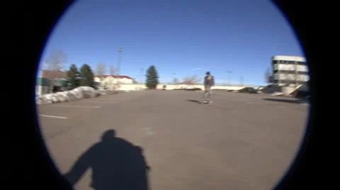 Skateboard Fall3 Video stock 11407681