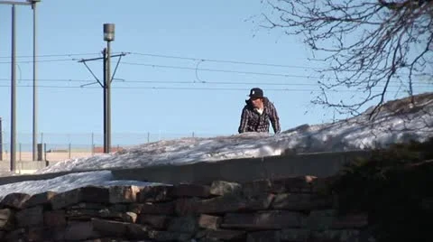 Skateboard Fall6 Vídeo Stock 11407689