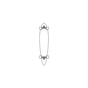 Skateboard. flat vector icon Stock Illustration