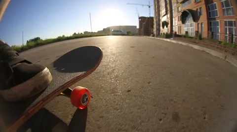 Skateboard Foot Video stock 1848247