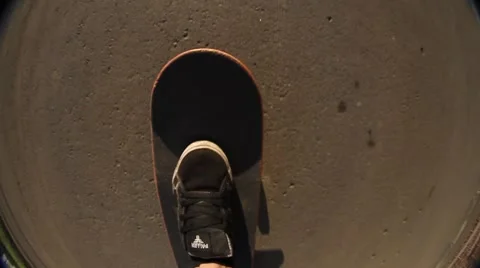 Skateboard Foot Video stock 1848248