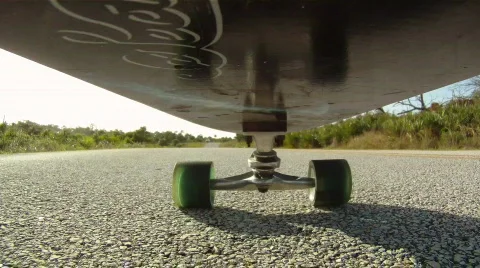 Skateboard Stock Footage 782100