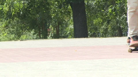 Skateboard Stock Footage 863141