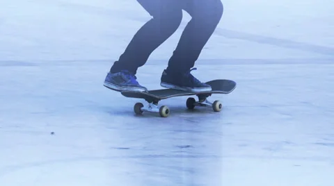 Skateboard Stock Footage 37110961