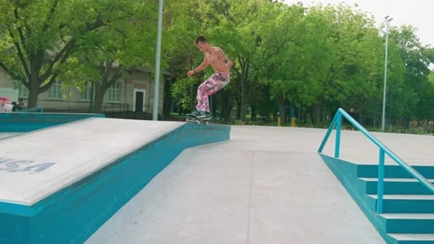 Skateboard Stock Footage 205376873