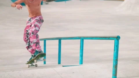 Skateboard Stock Footage 205376899