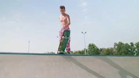 Skateboard Stock Footage 205376949