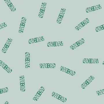 Skateboard graphics glyph vector seamless pattern Illustrazione stock