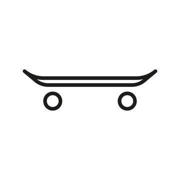 Skateboard icon vector design templates simple and modern Stock Illustration