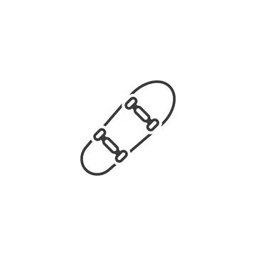 Skateboard icon vector Illustration