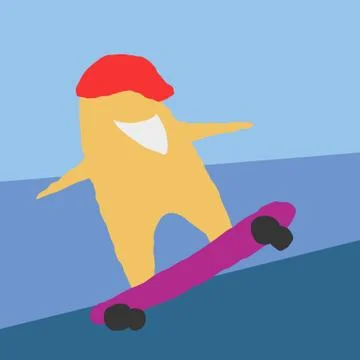 Skateboard Stock Illustration