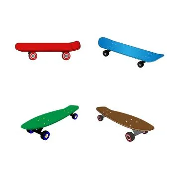 Skateboard Stock Illustration