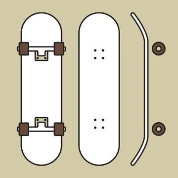 Skateboard Stock Illustration