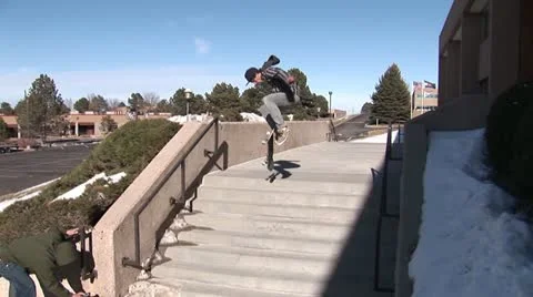 Skateboard Land5 Stockbeeldmateriaal 11407758