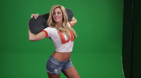 Skateboard model Stock Footage 37839477