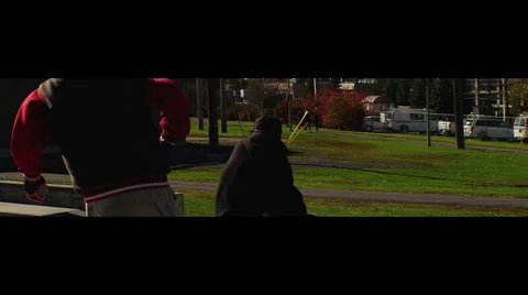 Skateboard Park Slow Motion Inline Skater Stunt 4 Vidéo 42873454