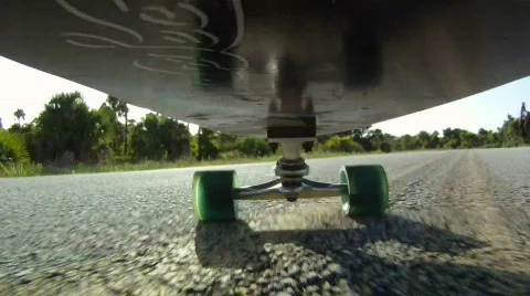 Skateboard Point of View Video stock 782082