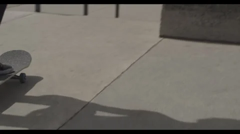 Skateboard Rail Slide Stock Footage 31986307