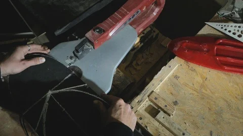 Skateboard repair Stock Footage 88073664