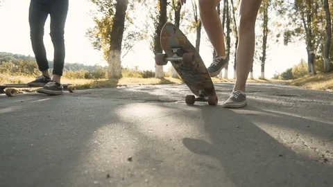 The Skateboard Riding 動画素材 76798913