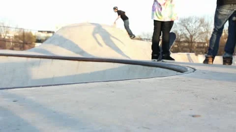 Skateboard Tailslide Stock Footage 10568413