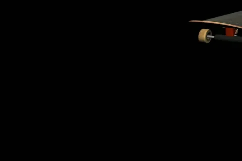 Skateboard Transition Stock Footage 10870616