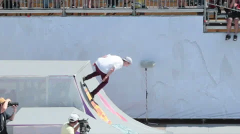 Skateboard trick Stock Footage 23296329