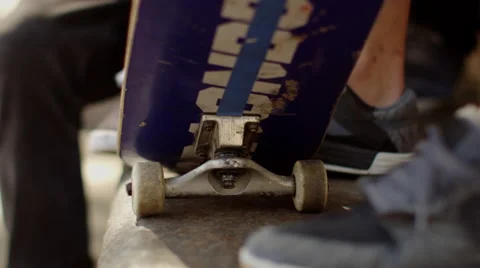 Skateboard trucks Stock Footage 61273995