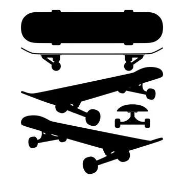 Skateboard Vector. Stock Illustration