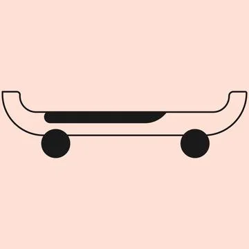 Skateboard vector illustration design Stock Illustration
