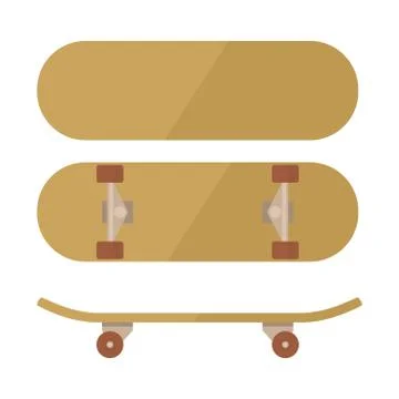 Skateboard vector illustration Stock Illustration