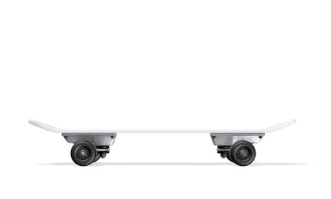 Skateboard on a white background. 3d rendering Stock Illustration